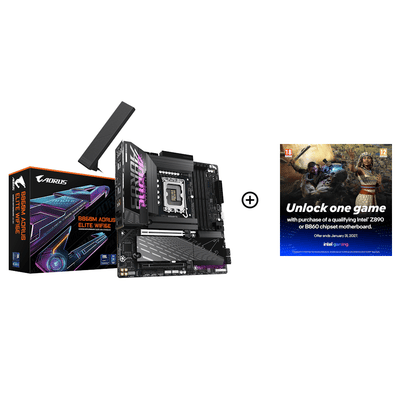 Gigabyte B860M AORUS ELITE WIFI6E (LGA 1851) DDR5 Micro-ATX Motherboard
